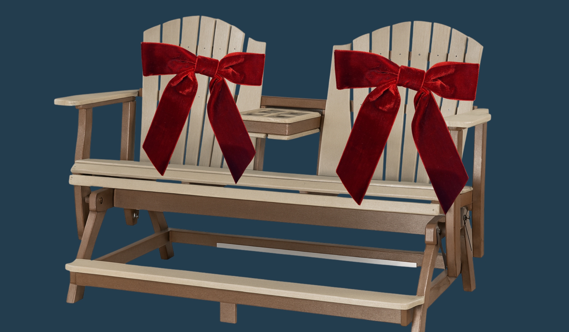 Save $500 on Hoosier Poly Counter Glider Sets this December 9 during Rockwood’s 12 Days of Holiday Deals. Durable, stylish, and perfect for outdoor comfort.